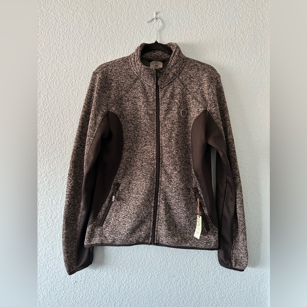 Roper Gray Jacket Sweater Knit Size Large